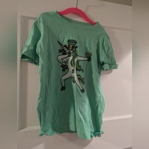 Life Is Good Green Unicorn Graphic Tee - XS